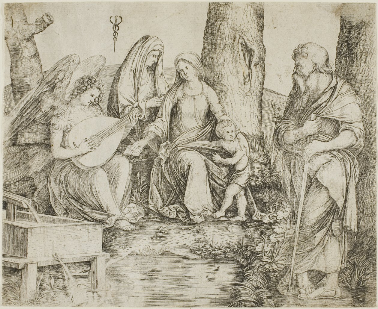 The Holy Family by Jacopo de