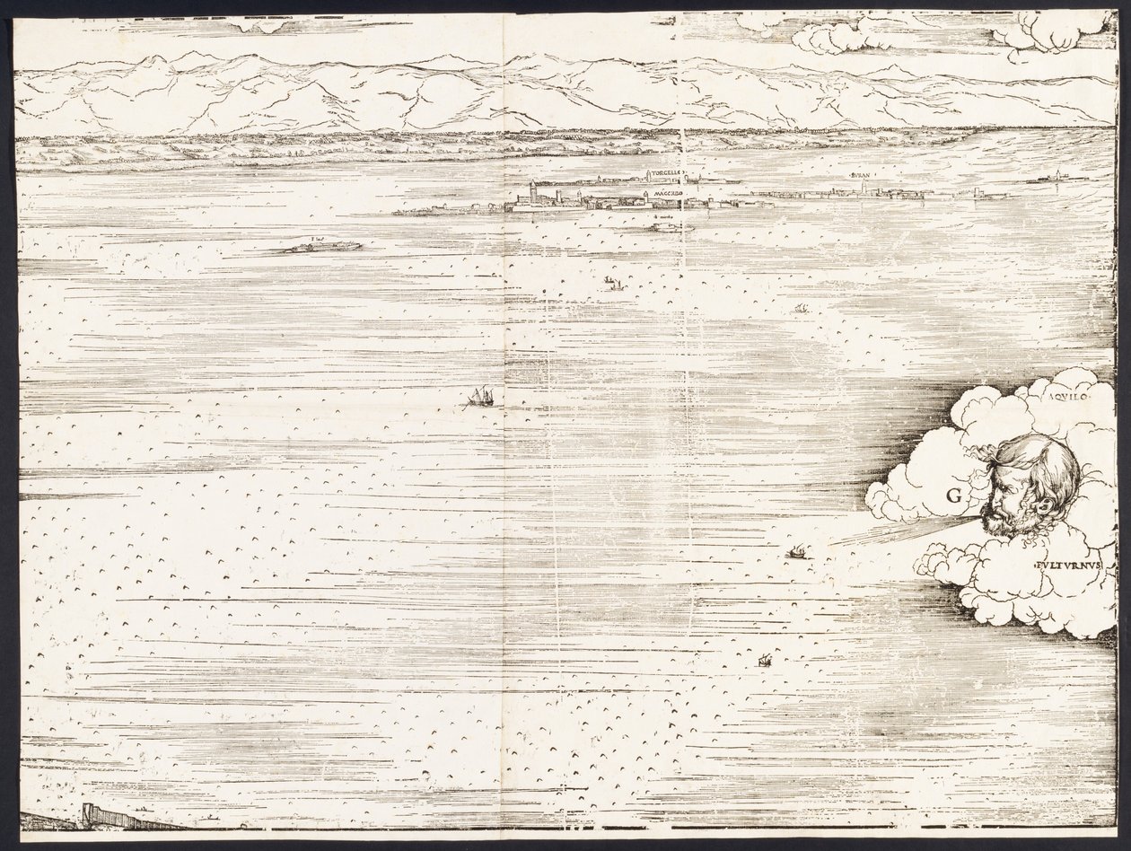 View of Venice [upper right block] by Jacopo de