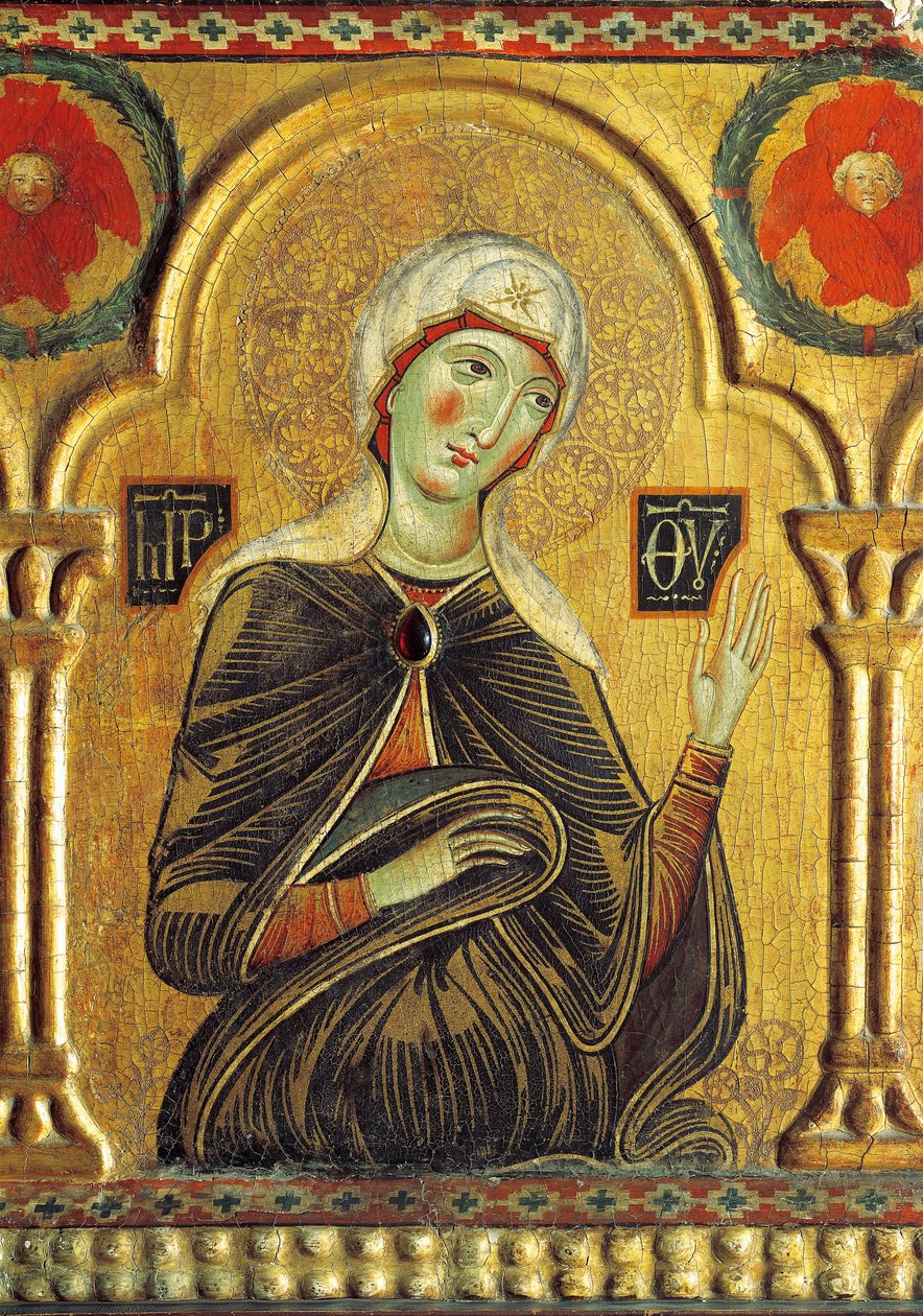 Figure of Mary by Jacopo di Meliore