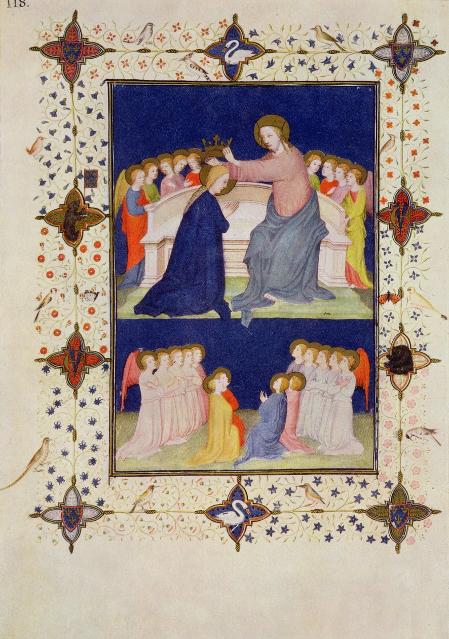 Hours of Notre Dame: Compline, The Coronation of the Virgin, from the 