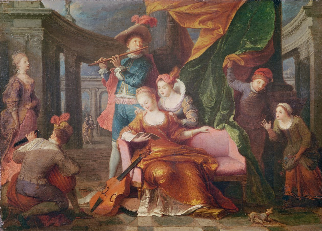 Music by Jacques Francois Courtin