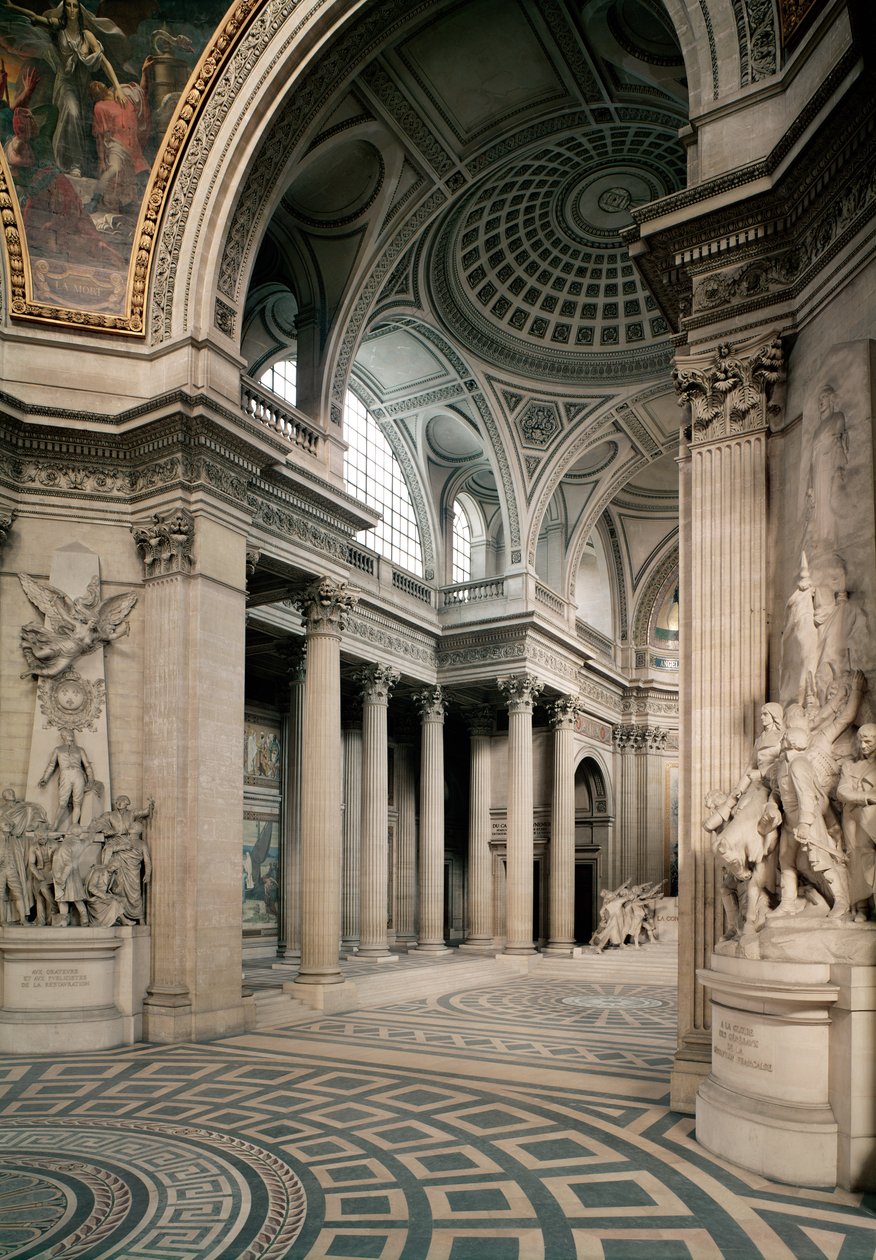 Interior view, 1764-1812 by Jacques Germain Soufflot
