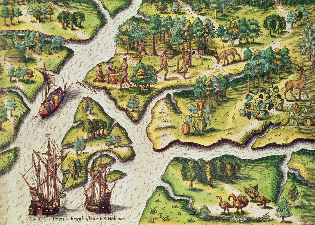 The French Arrive at Port Royal, from 