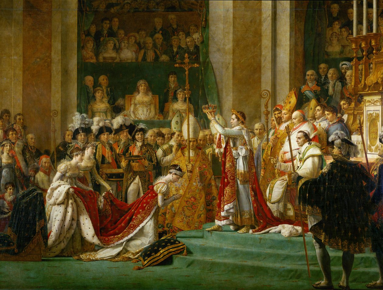 Consecration of the Emperor Napoleon I by Jacques Louis David