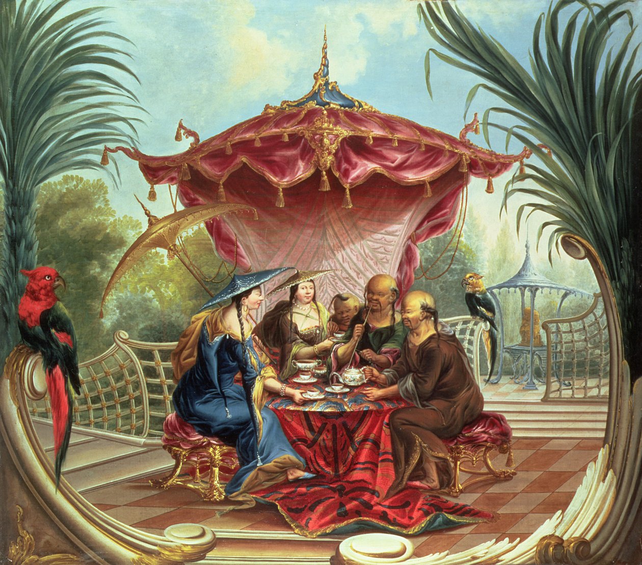 Chinese Tea by Jacques Vigoureux Duplessis