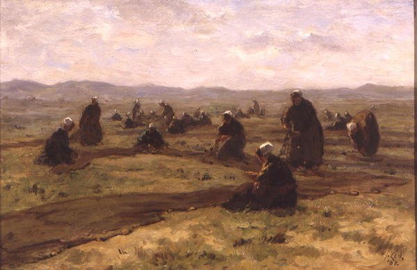Mending Nets by Jacques Abraham Zon