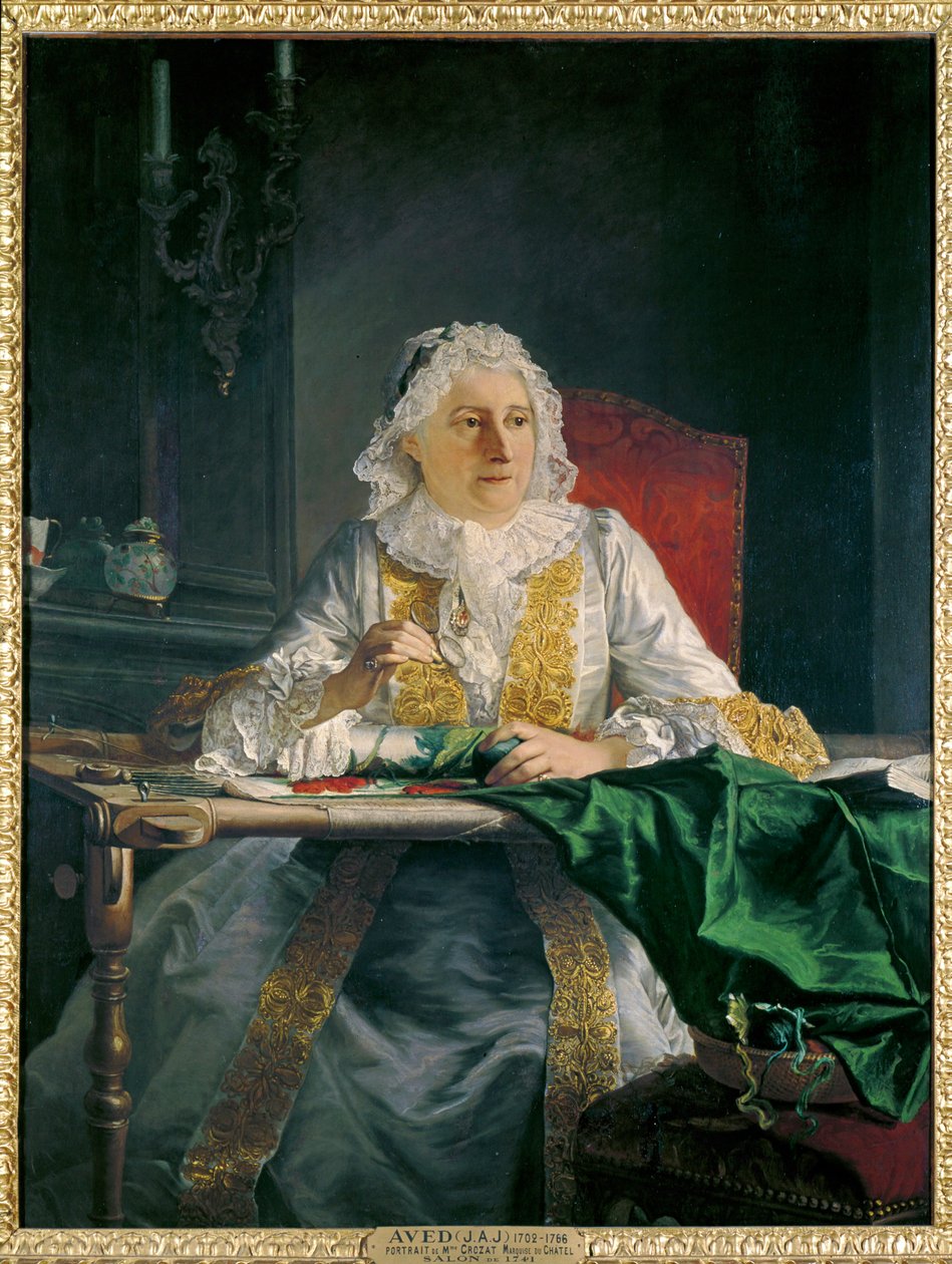 Portrait of Mme. Antoine Crozat by Jacques Andre Joseph Camelot Aved