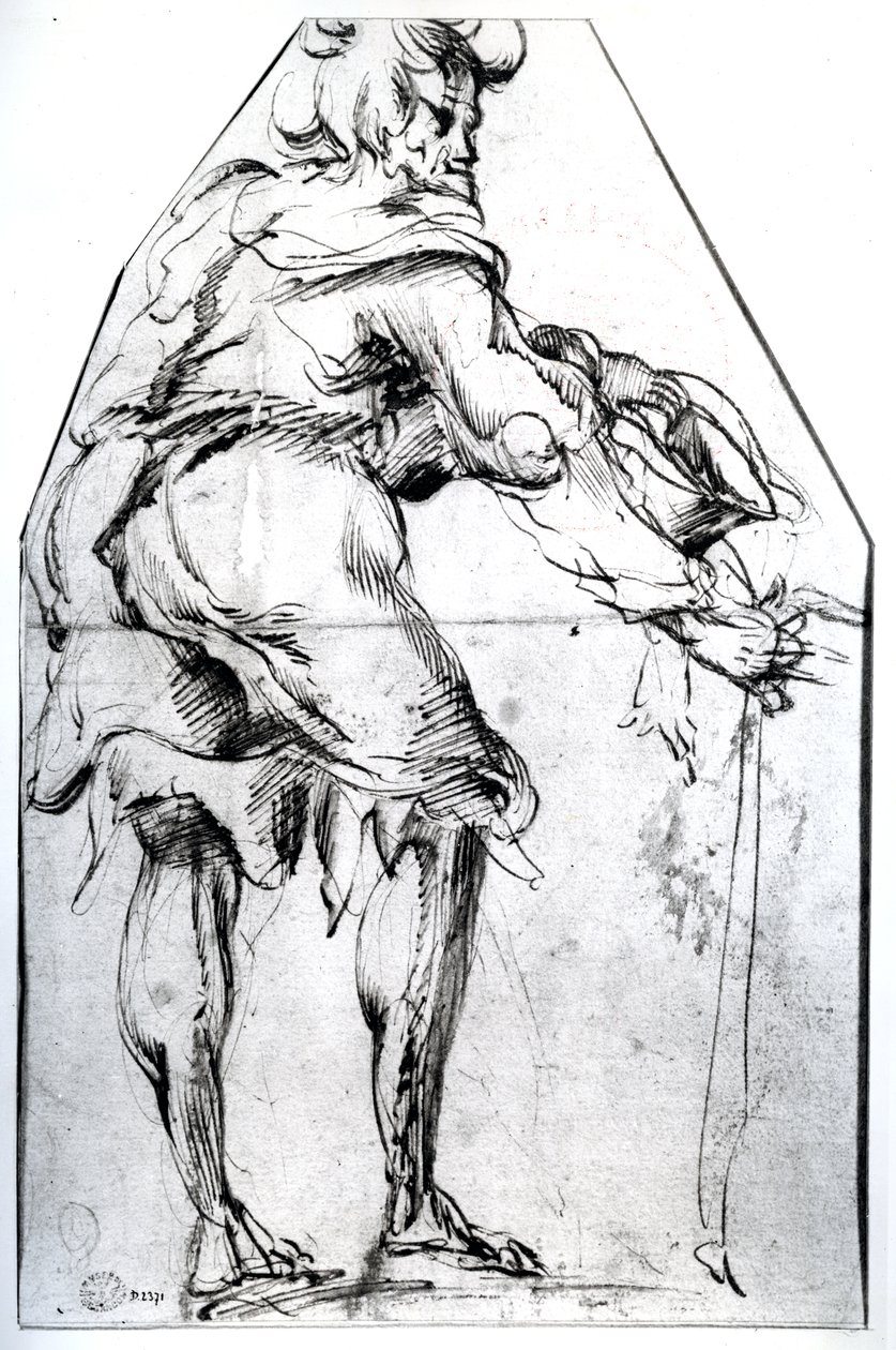 Beggar with a Hat and Stick by Jacques Bellange