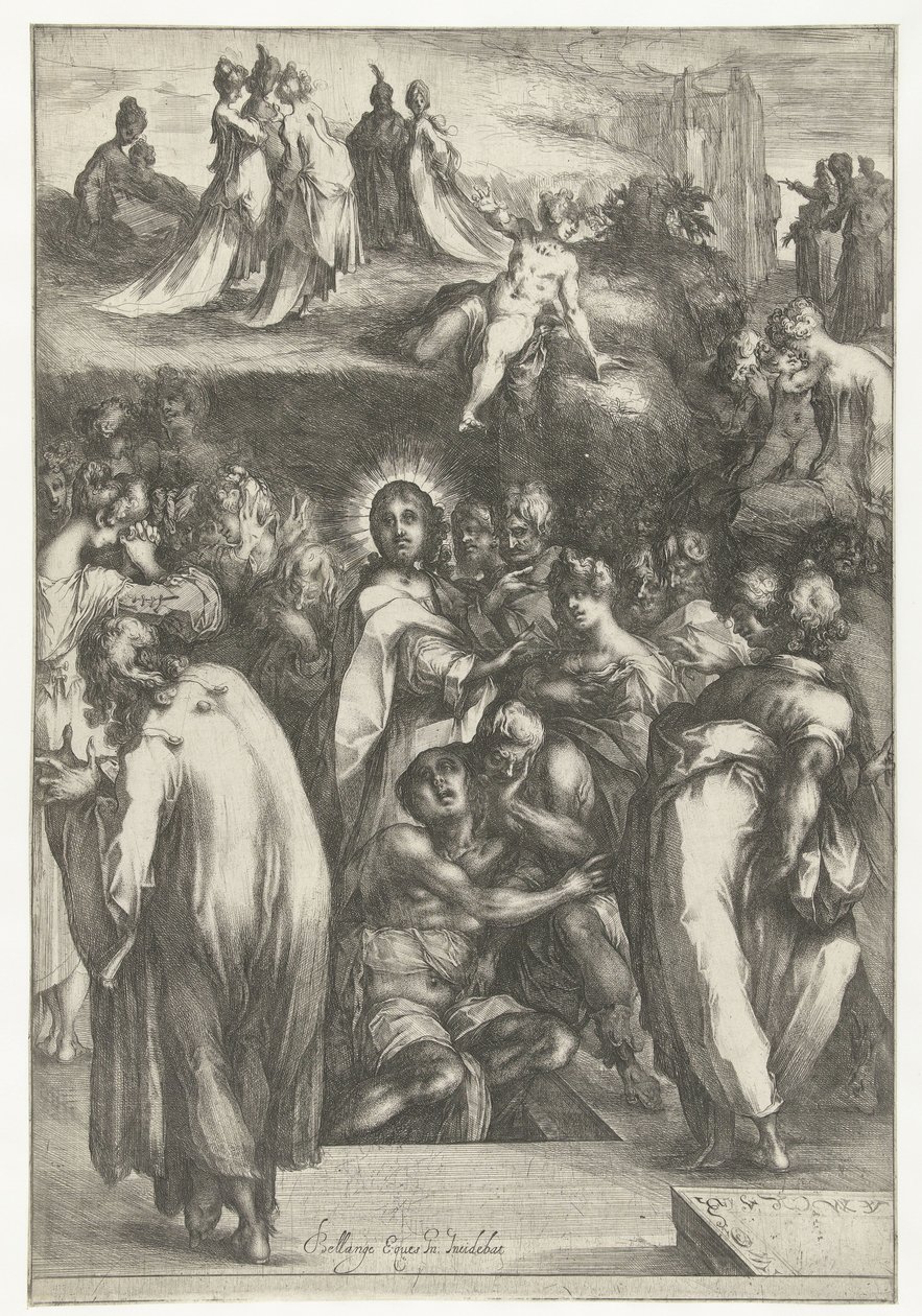 Raising of Lazarus by Jacques Bellange