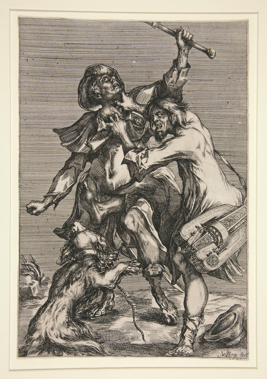 The Beggar and the Street Musician by Jacques Bellange