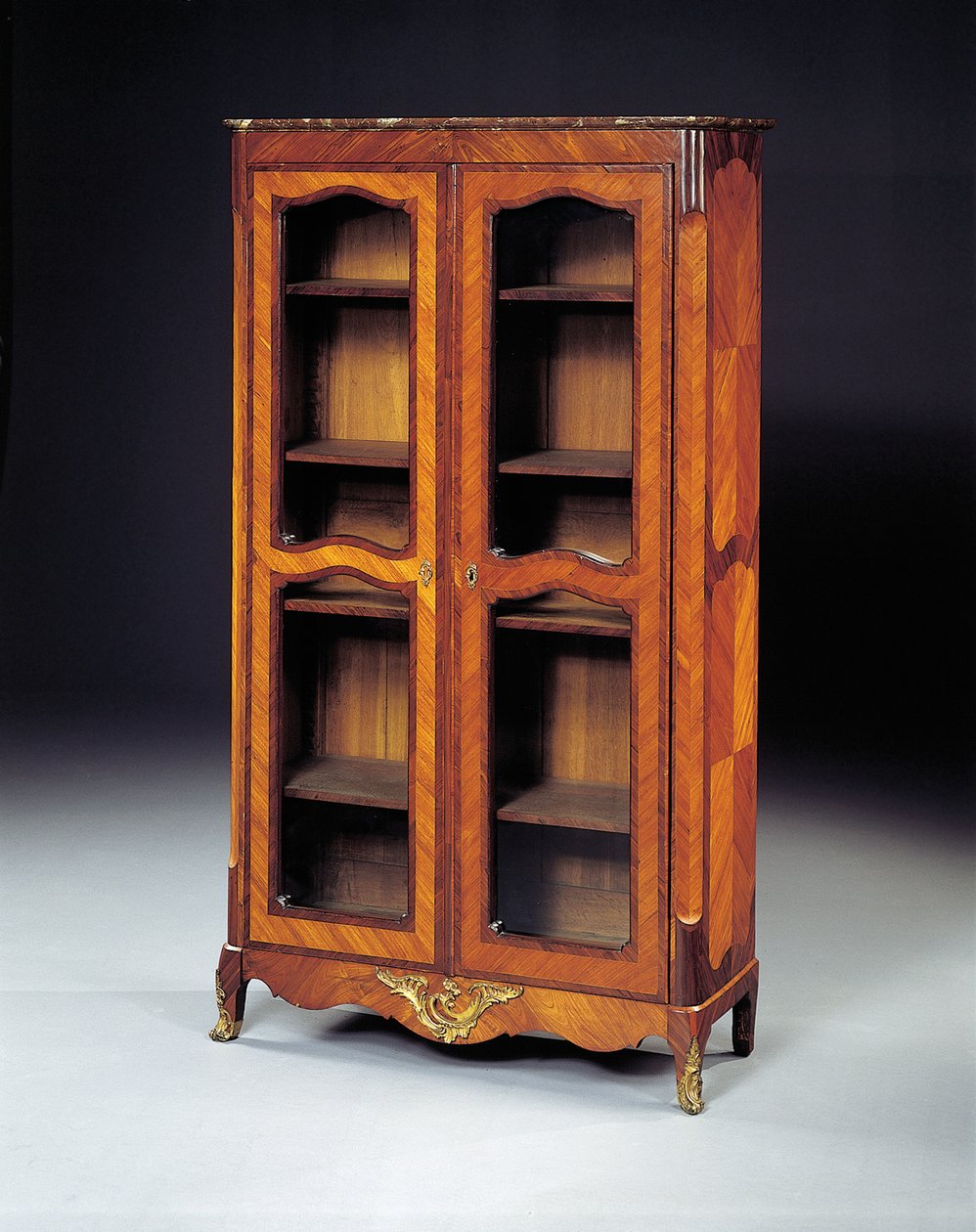 Louis XV bookcase by Jacques Birckle