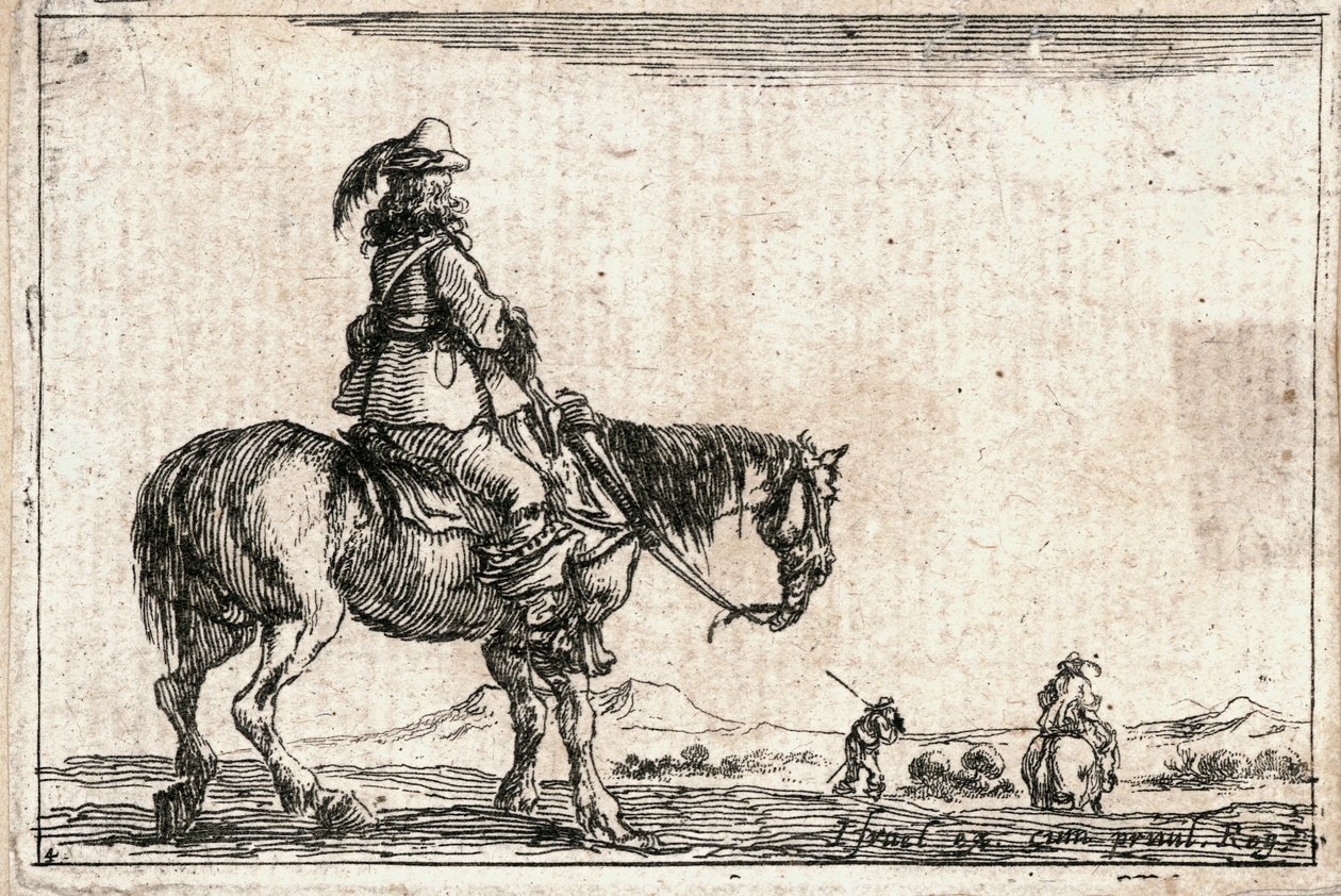 A General on Horseback by Jacques Callot