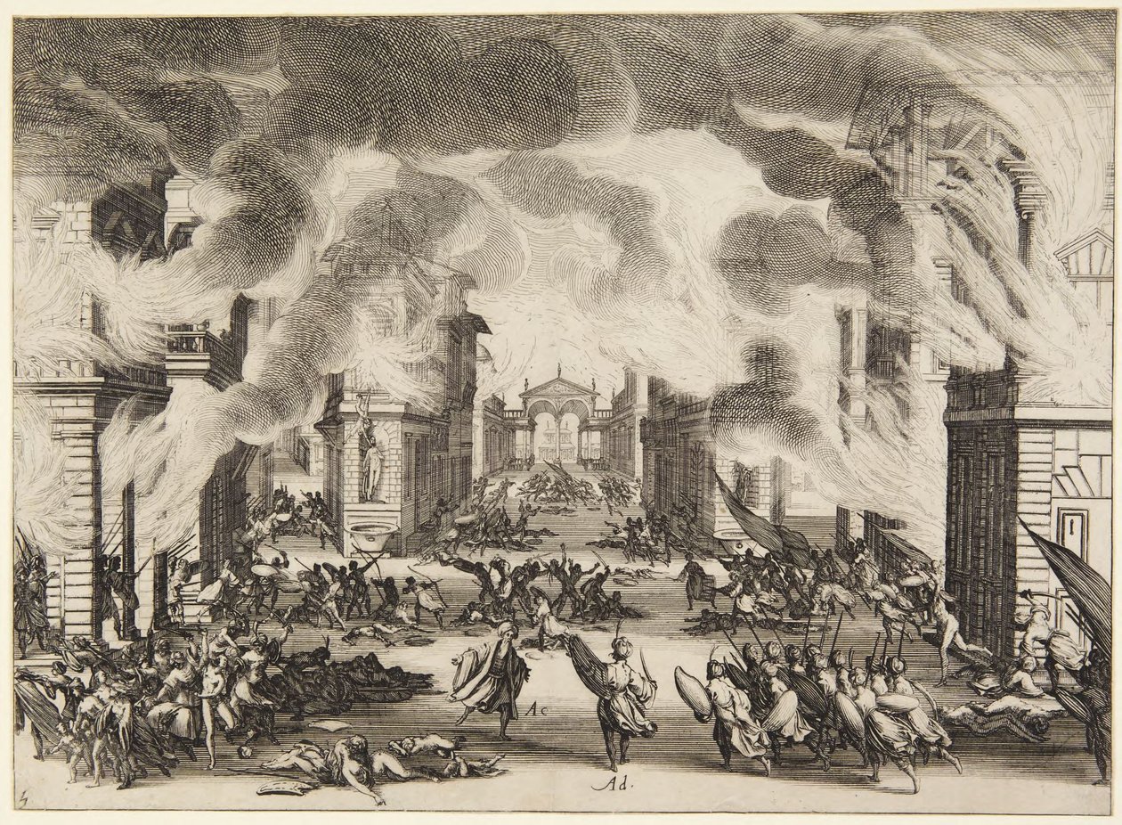 Act 5, from the series Soliman by Jacques Callot
