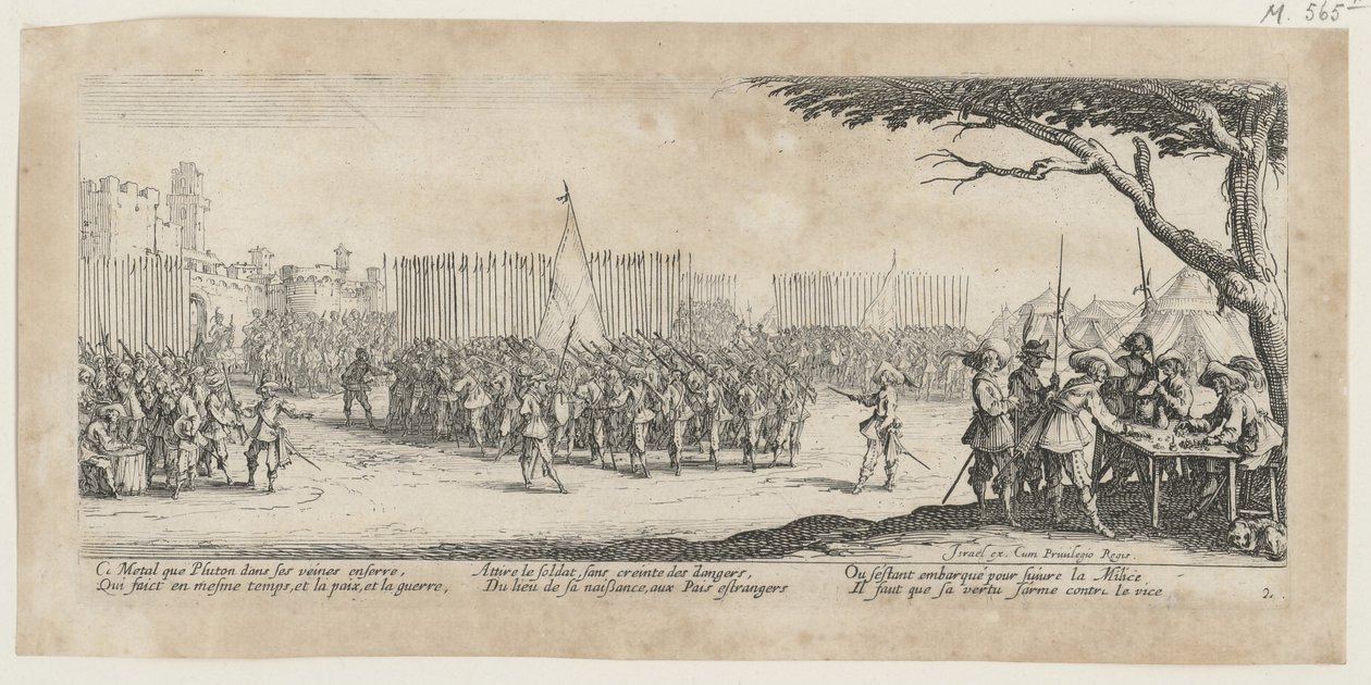 Recruitment of Troops, Plate 2 from the Series 