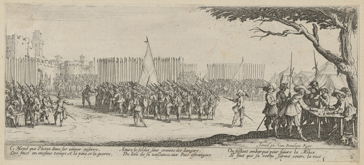 Recruitment of Troops, Plate 2 from the Series 