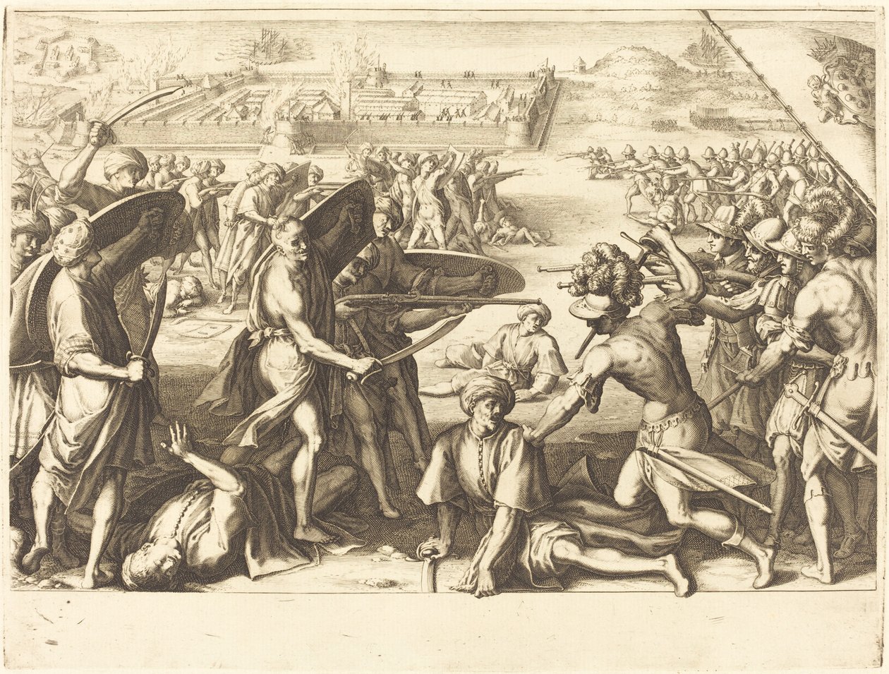 Assault on the Outer Forts of Bone by Jacques Callot