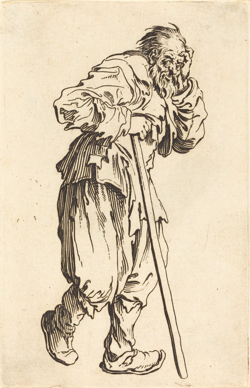 Beggar with a Stick, c. 1622 by Jacques Callot