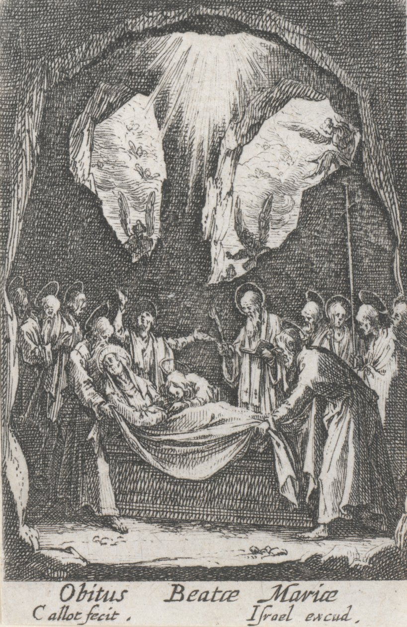 Burial of the Virgin, No. 12 from The Life of the Virgin by Jacques Callot