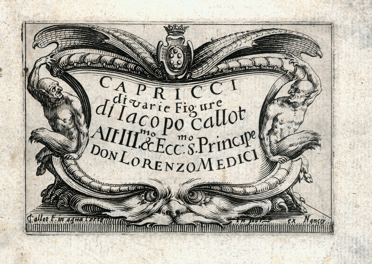 Caprices of Various Figures by Jacques Callot