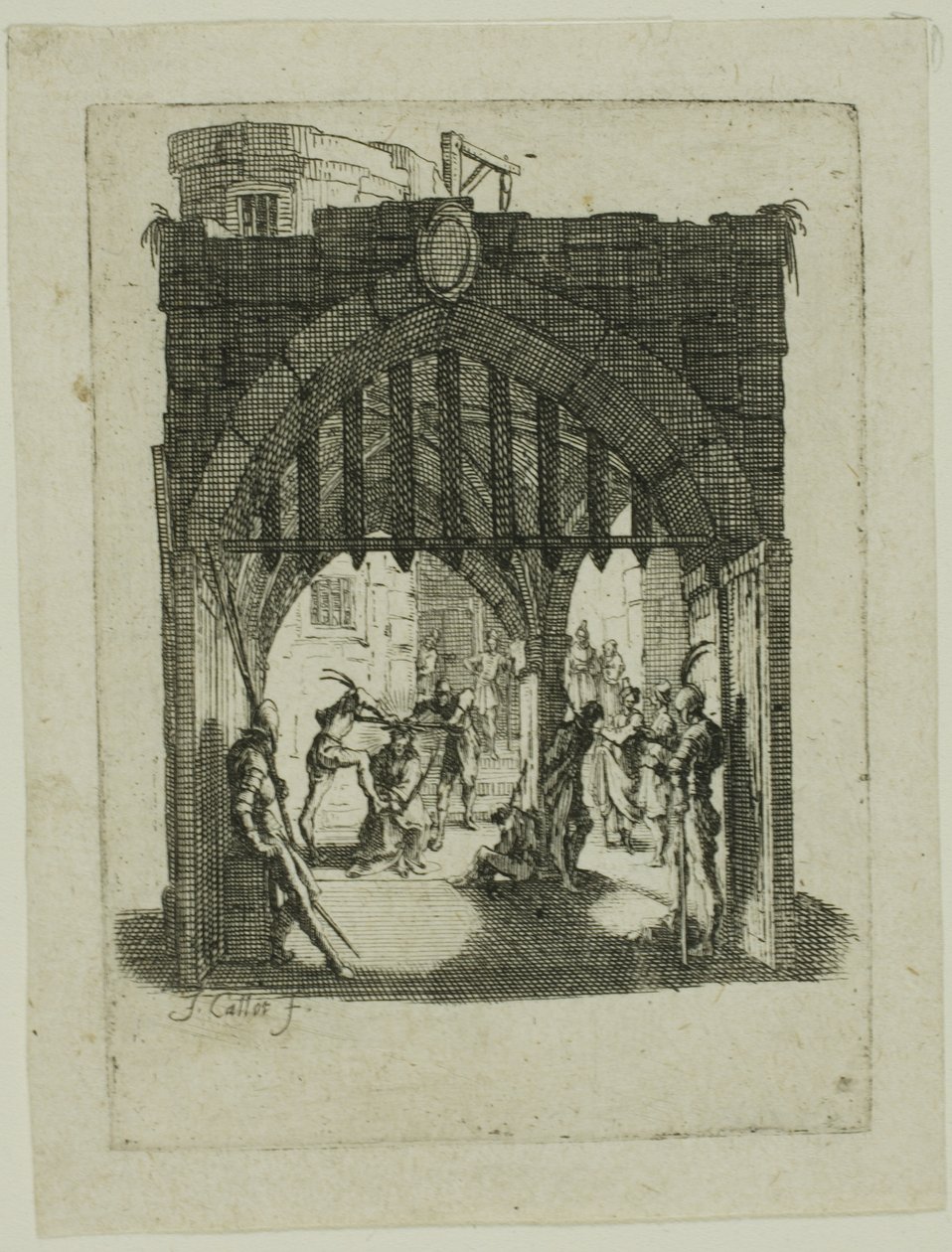 Christ Crowned with Thorns, from The Small Passion by Jacques Callot