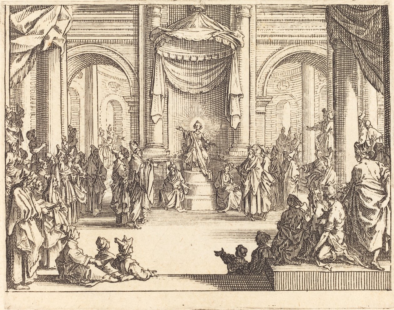 Christ Disputing with the Doctors by Jacques Callot