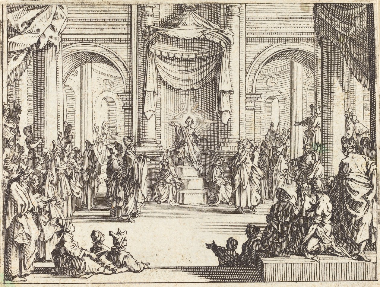 Christ Disputing with the Doctors by Jacques Callot