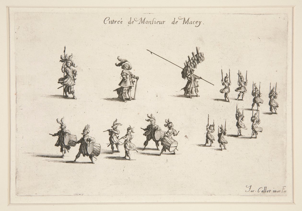 Combat at the Barrier, Entry of M. de Macey by Jacques Callot