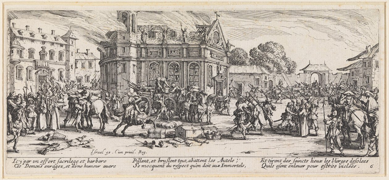 The Theft of Church Treasures by Jacques Callot