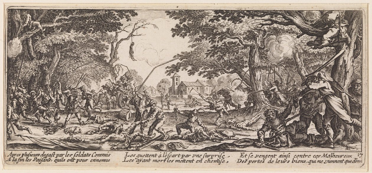 The Retribution of the Peasants by Jacques Callot