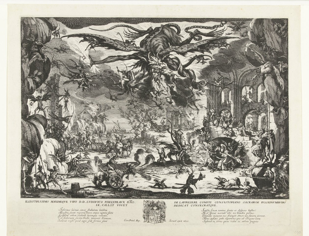 The Temptation of Saint Anthony by Jacques Callot