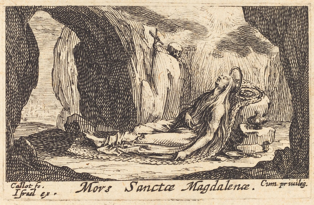 Death of the Magdalene by Jacques Callot