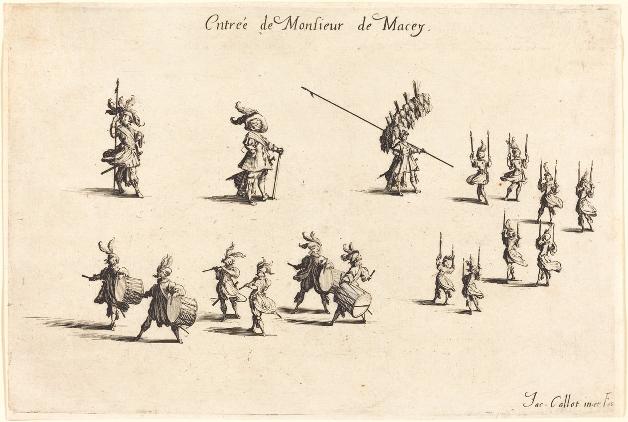Entry of M. de Macey by Jacques Callot