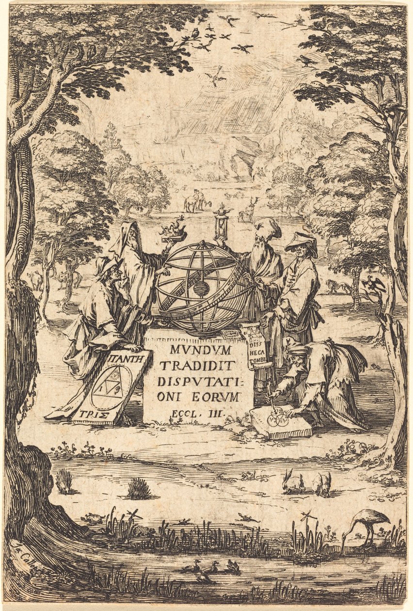 Frontispiece for the Sacred Cosmologia by Jacques Callot