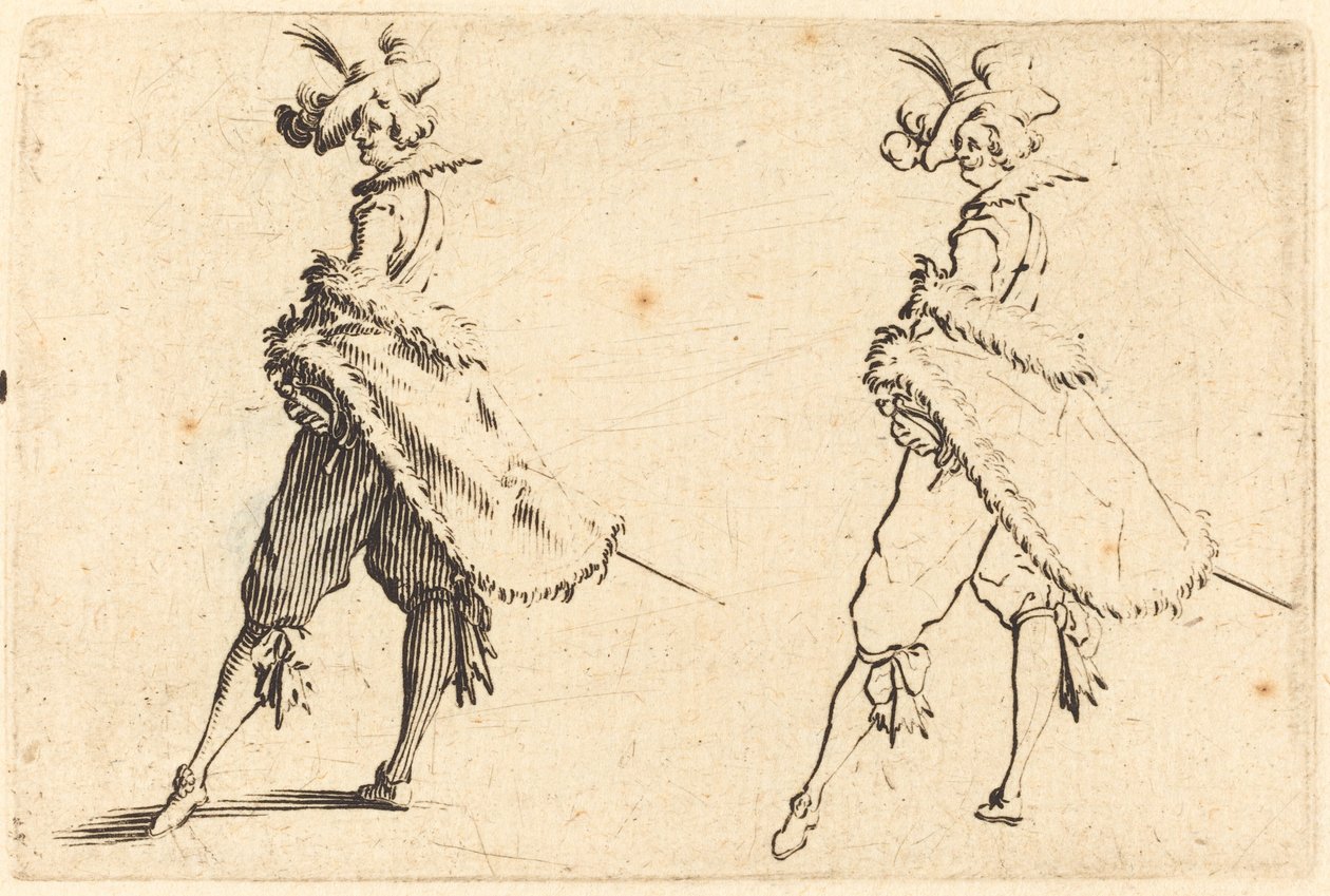 Gentleman Viewed from the Side by Jacques Callot