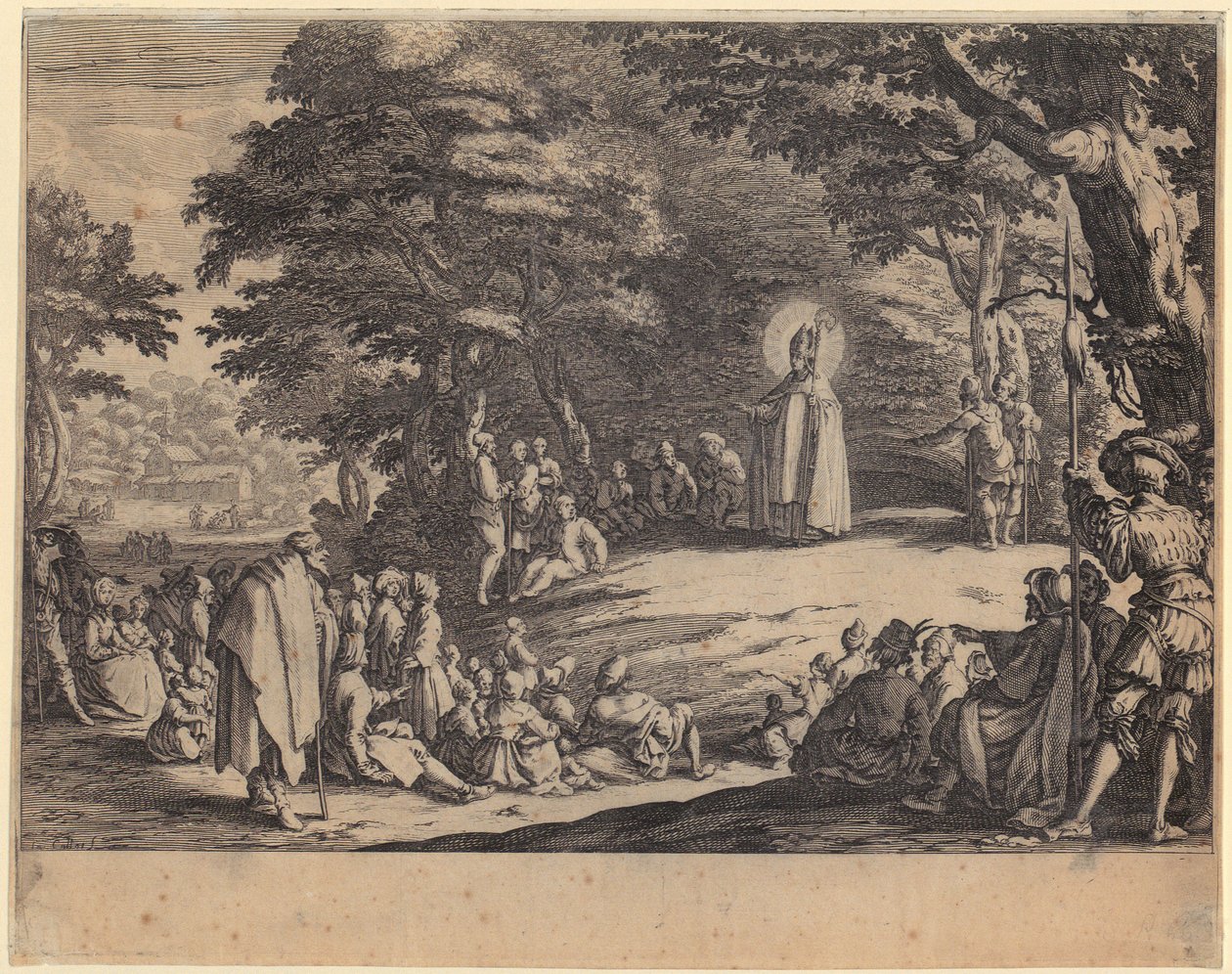 Saint Amand by Jacques Callot