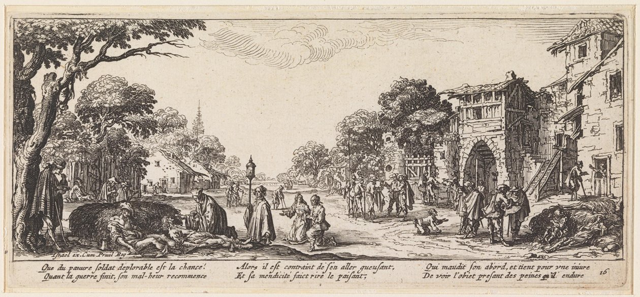 The Absolution of a Dying Man by Jacques Callot