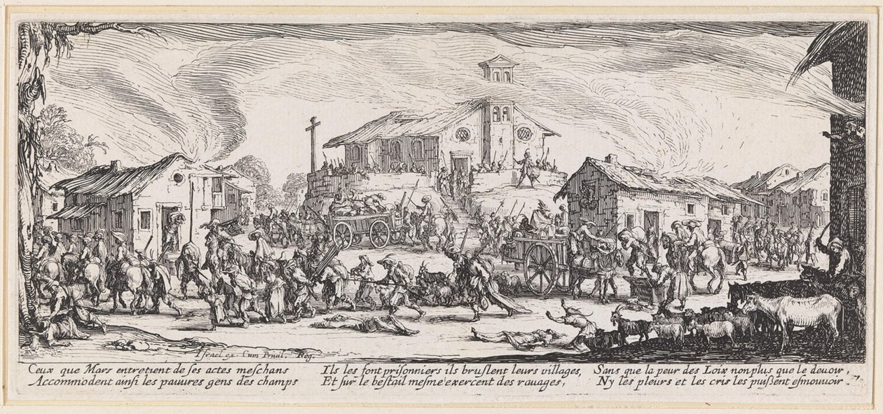 The Carrying Off of the Spoils by Jacques Callot