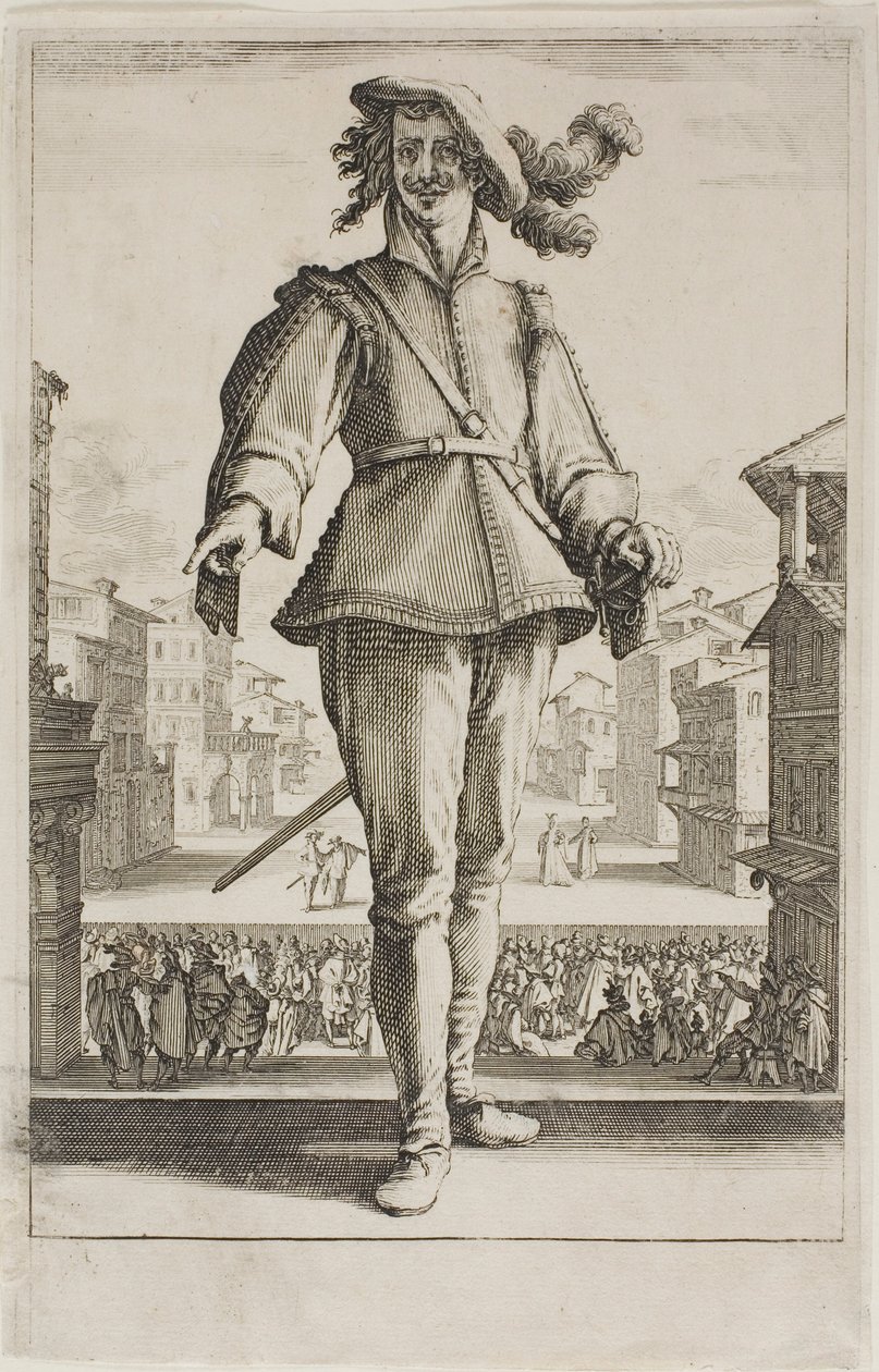Hunting Birds, from Various Scenes Designed in Florence by Jacques Callot