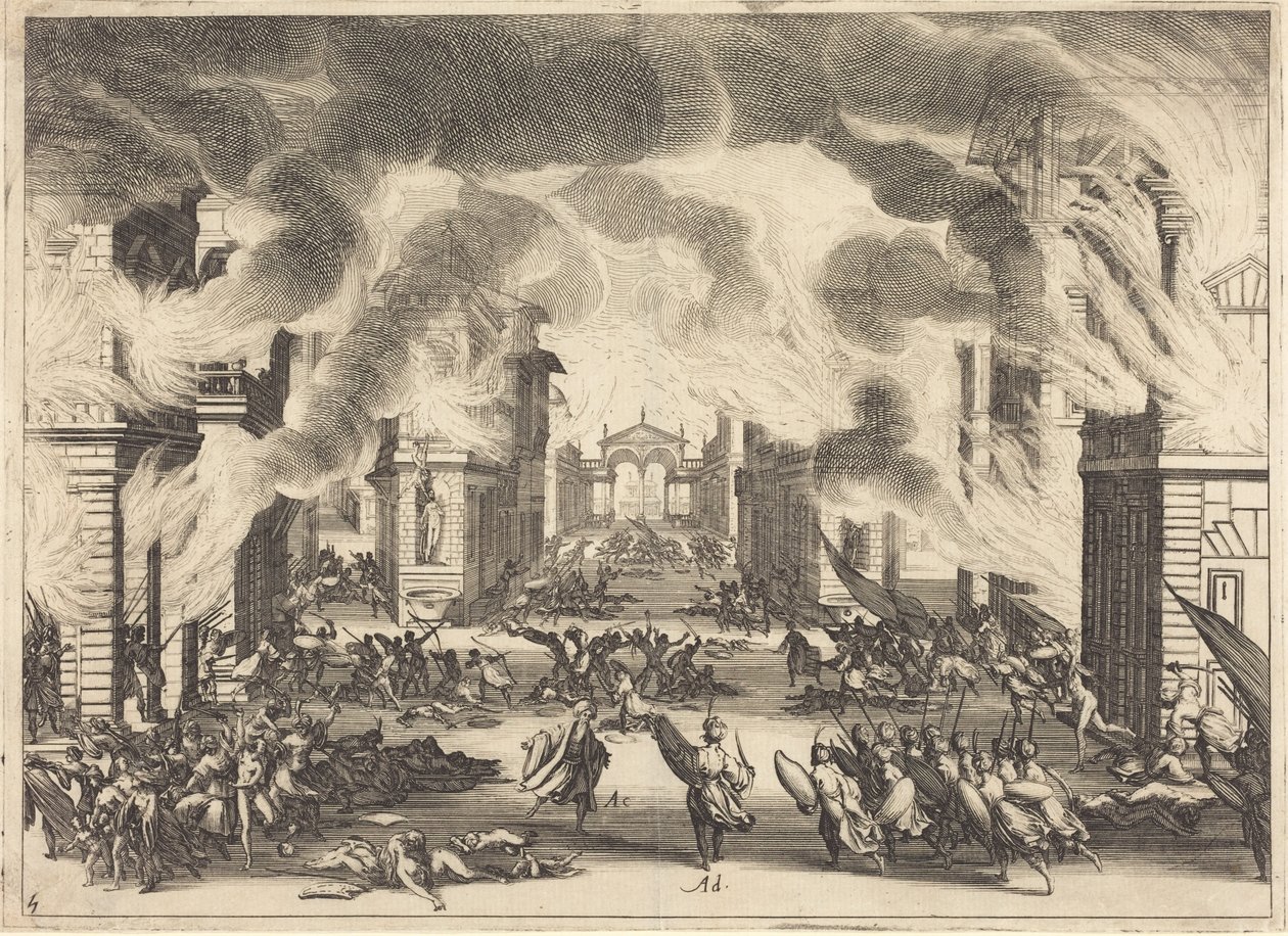 Il Solimano, Act V by Jacques Callot