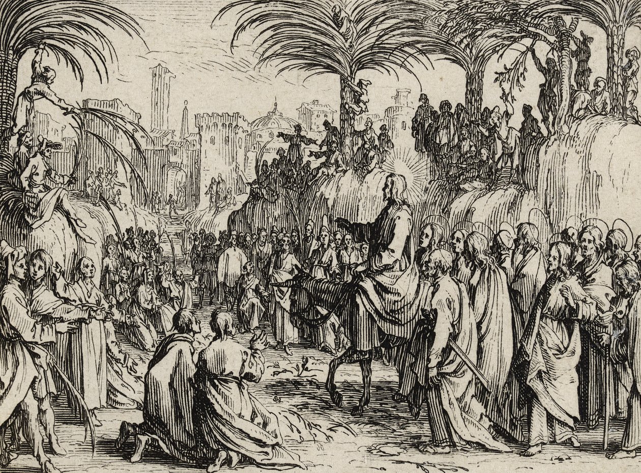 Jesus Enters Jerusalem, 1635 by Jacques Callot