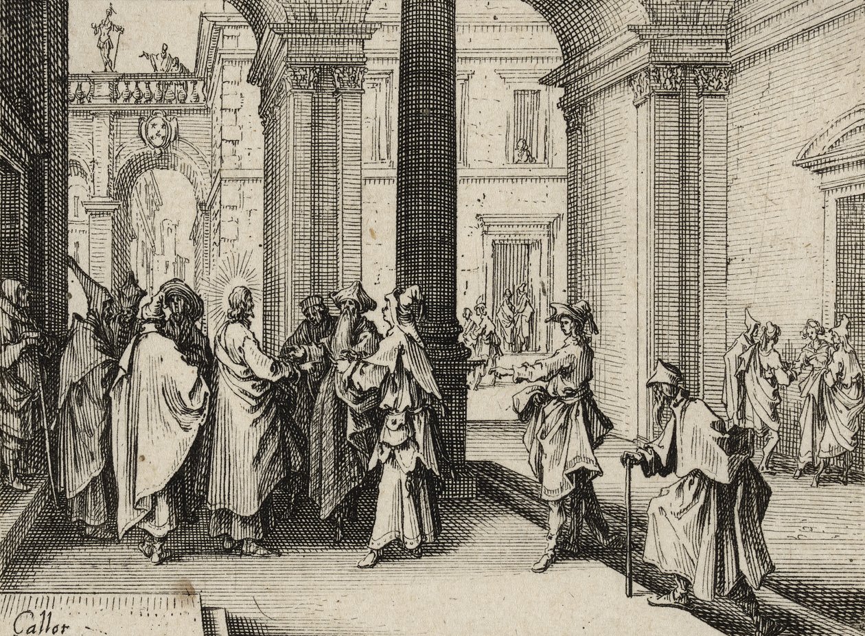 Jesus and the Doctors of the Law, 1635 by Jacques Callot