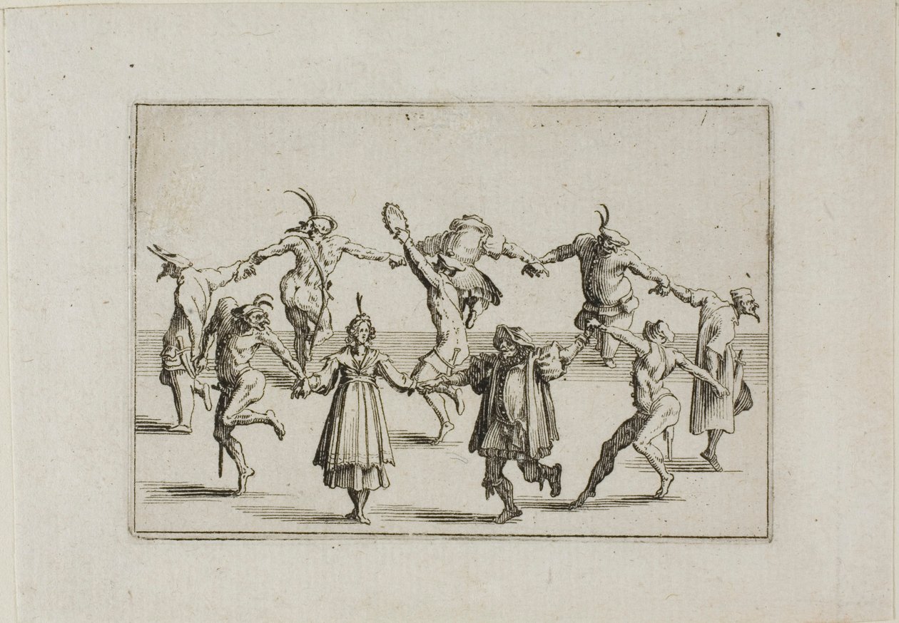 The Round Dance, from The Caprices by Jacques Callot