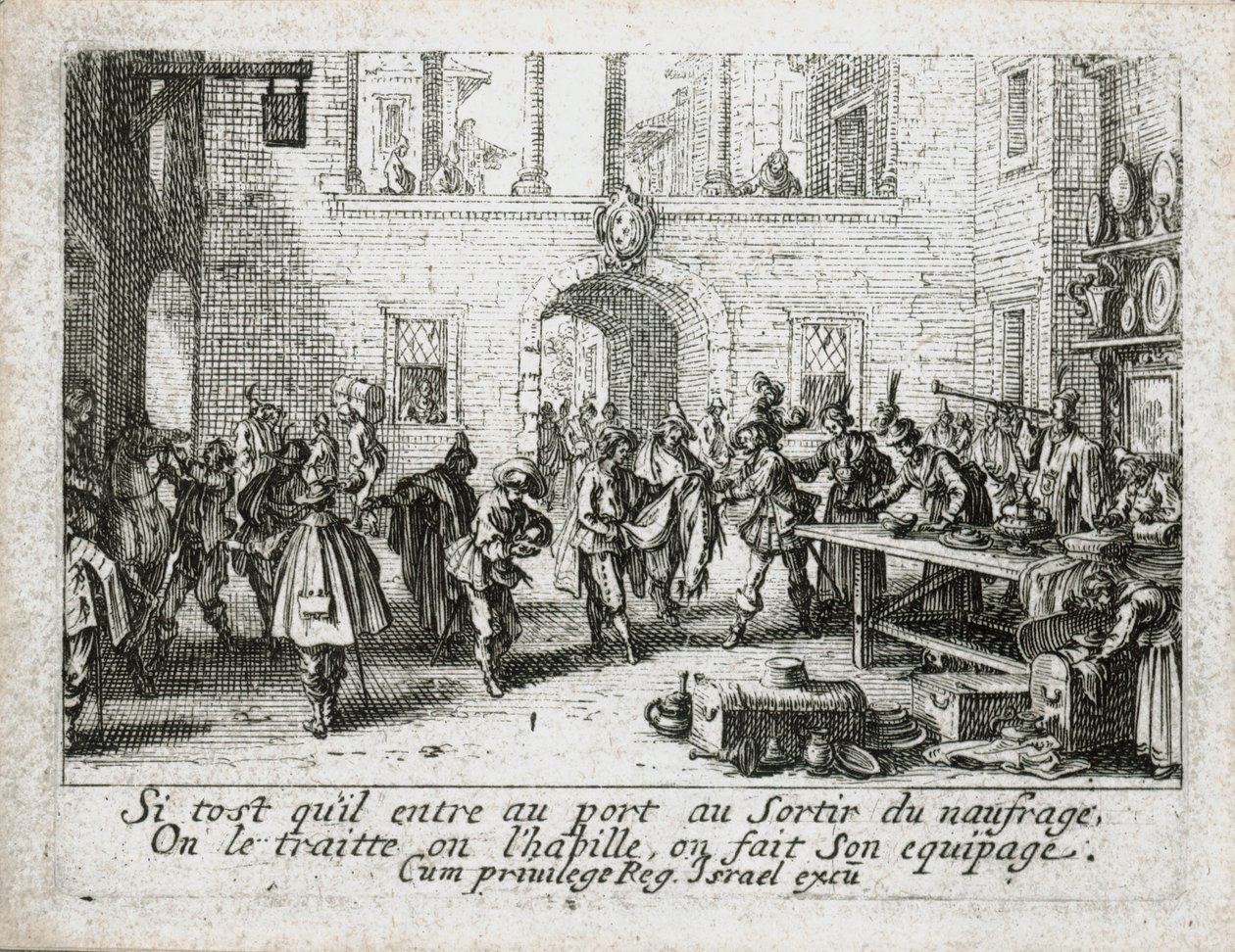 The Life of the Prodigal Child (engraving) by Jacques Callot