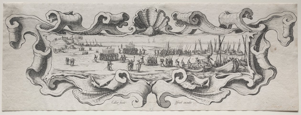 The Landing of the Troops by Jacques Callot
