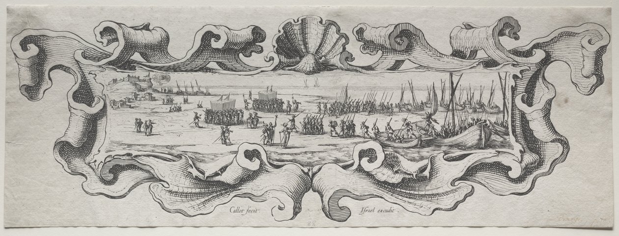 The Landing of the Troops by Jacques Callot