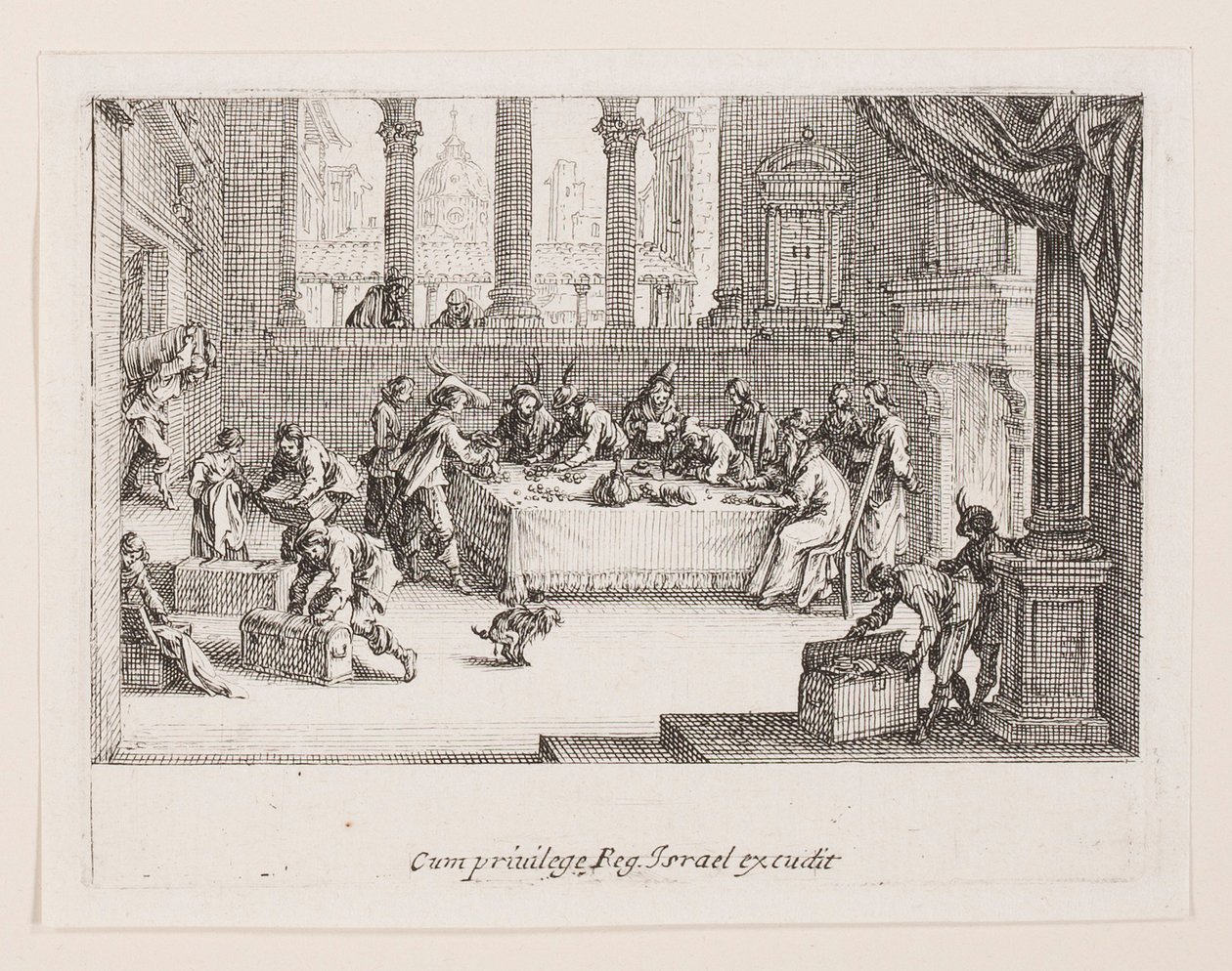 The Apportioning of the Fortune, from the Series The Life of the by Jacques Callot