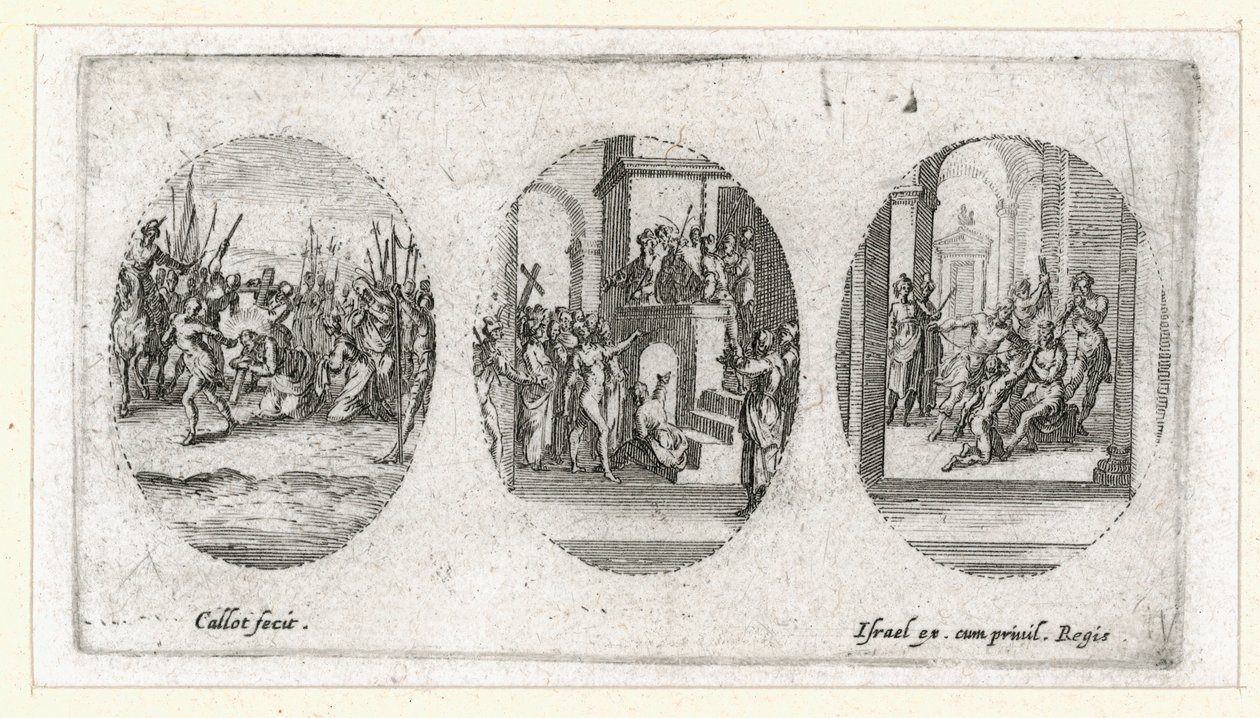 The Miracles of the Passion (engraving) by Jacques Callot
