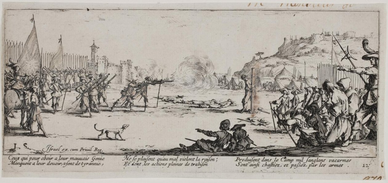 The Miseries and Misfortunes of War (Plate 12) by Jacques Callot