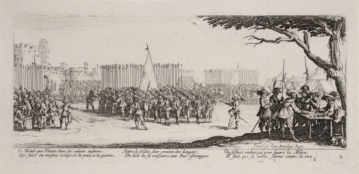 The Miseries and Misfortunes of War (plate 2) by Jacques Callot