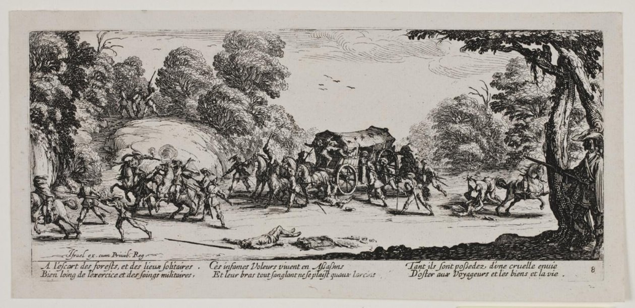 The Miseries and Misfortunes of War (plate 8) by Jacques Callot